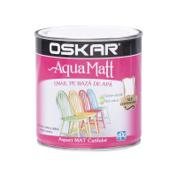 Oskar Aqua Matt email alb contemporan0.6L