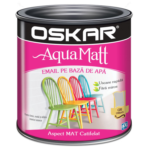 Oskar Aqua Matt email gri urban 0.6L