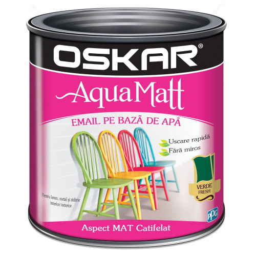 Oskar Aqua Matt email verde fresh 0.6L