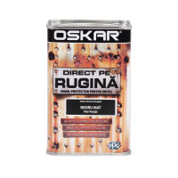 Oskar rugina email negru mat fier forjat 0.5L